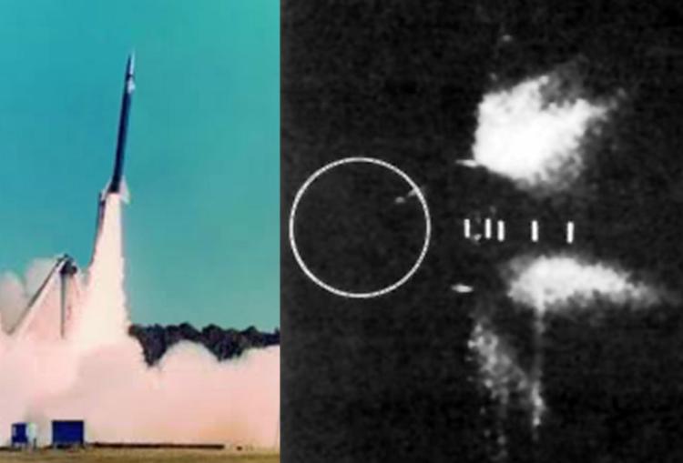 1979: In the late 1970s, HAO/NCAR joined forces with the Smithsonian Astrophysical Observatory to launch two coronagraphs on a Black-Brant V rocket (left). The coronagraphs were designed to observe the outer atmosphere of the Sun known as the corona in order to determine its temperature and the density, and to detect outflows of coronal material. This information was needed to understand how the corona is heated to over a million degrees and how regions of the corona are accelerated with enough energy to escape into interplanetary space to form the solar wind. The first coronagraph was an HAO/NCAR instrument used to determine the brightness and of the corona (right). Bright areas of the corona occur where the atmosphere is held down by gravity and the Sun’s magnetic field. Dark areas are regions where the atmosphere escapes the Sun and flows outward to form the solar wind.