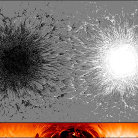 Sunspot simulation